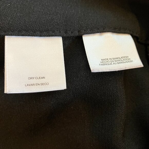 Black Label by Evan-Picone Straight-Leg Black Trouser 18 - Picture 7 of 7